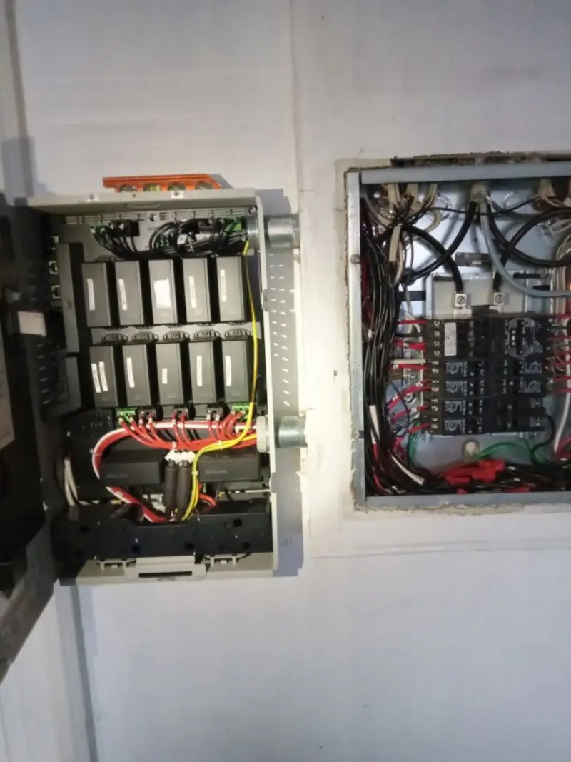 Electrical panel upgrade completed for Security Camera Wiring in San Marino